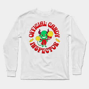 Official Candy Inspector Cute Monster Long Sleeve T-Shirt